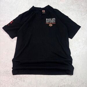 Vintage 1998 Harley-Davidson Layered T-Shirt Men's Large Black Milwaukee